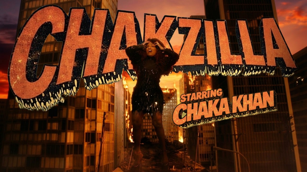 Chaka Khan in the official visual for Chakzilla