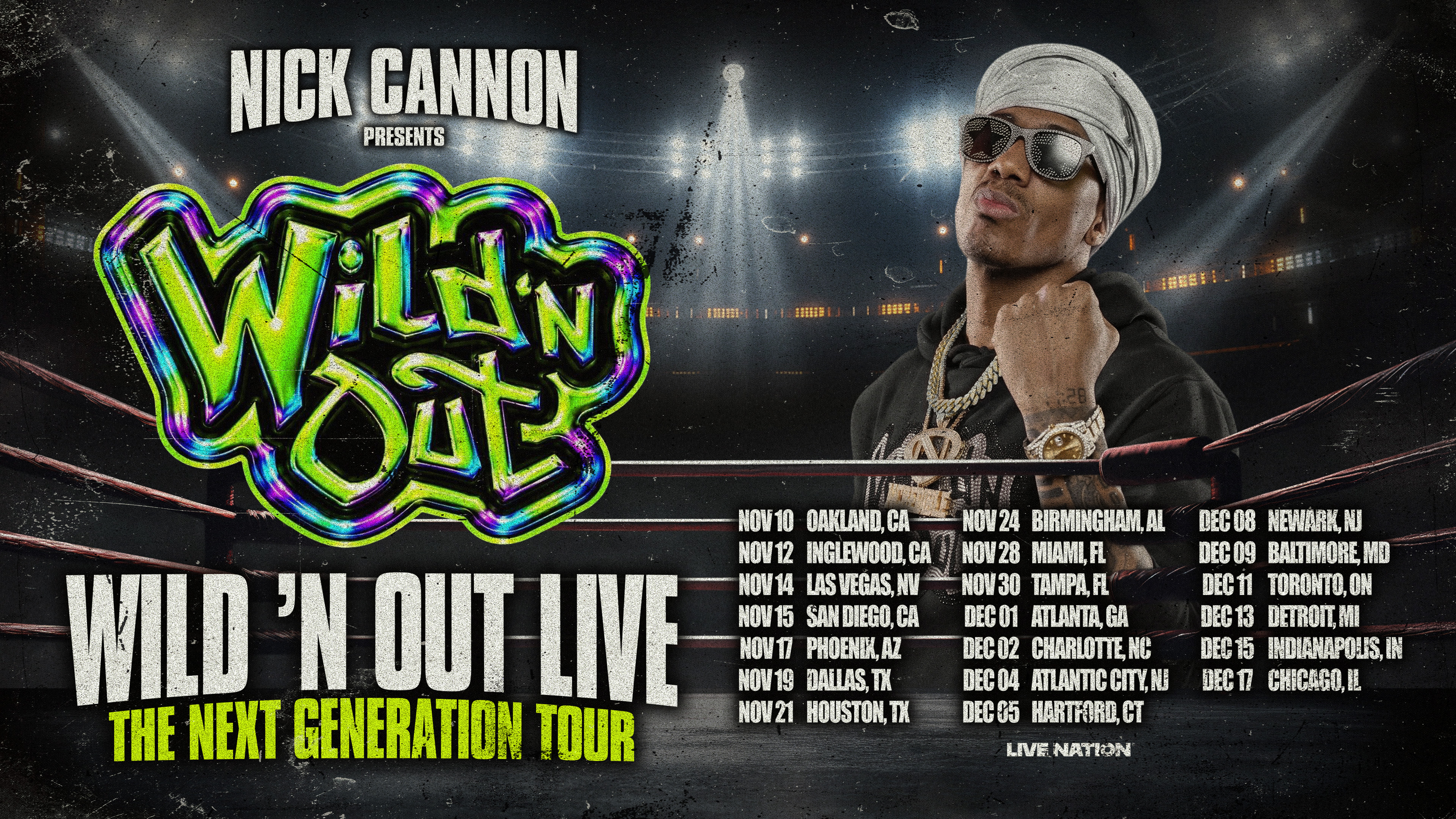 Wild ’N Out Live’s Next Generation Tour Hits Newark. Tickets Go on Sale Today